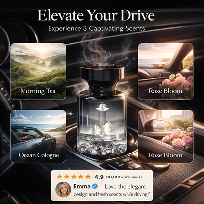 🥳2026 HOT SALE🥳🌿  Long-Lasting Car Air Freshener – Natural plant extracts, eliminates smoke & pet odours. Weeks of freshness. Mountain design. Breath easy! 💨✨