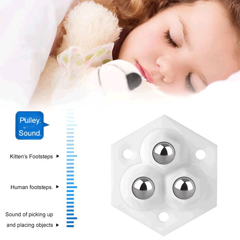 360° roterande hjul med 3 kulor