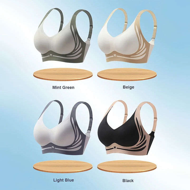 🌸Lyftande Anti-Sagging Trådlöst Push-up Bh🌸(🌸Lifting Anti-Sagging Wireless Push-up Bra🌸)