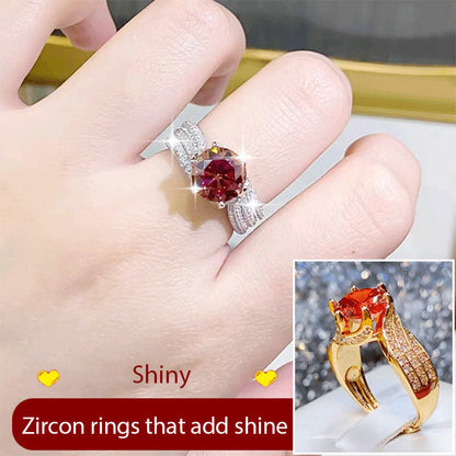 3 carat superglittrande elegant vintage damring