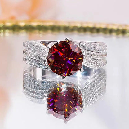 3 carat superglittrande elegant vintage damring