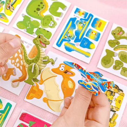 🔥Pedagogiska 3D-pussel med tecknade figure