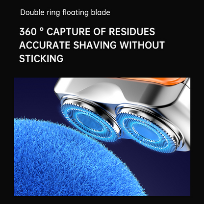 ⚡Portable Mini Men's Electric Shaver – AI Beard Sensing, Magnetic Head, Fast Charge ✨
