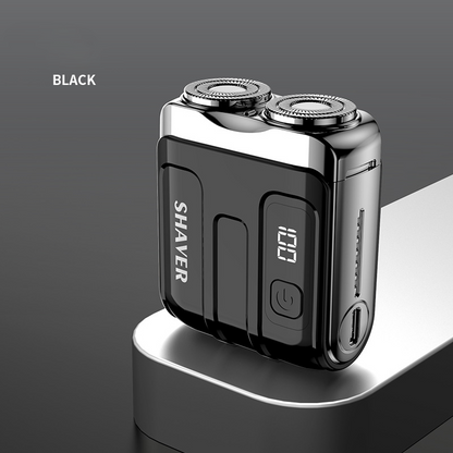 ⚡Portable Mini Men's Electric Shaver – AI Beard Sensing, Magnetic Head, Fast Charge ✨