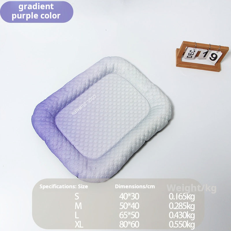 🧊Ice Silk Pet Cooling Mat – Breathable Summer Cooling Bed for Dogs & Cats