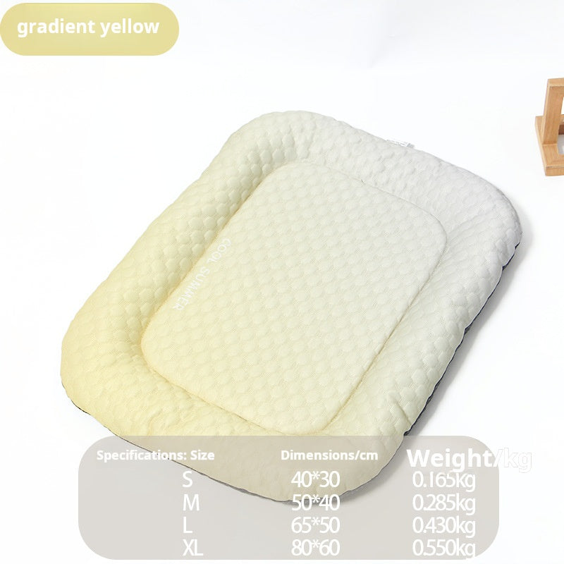 🧊Ice Silk Pet Cooling Mat – Breathable Summer Cooling Bed for Dogs & Cats