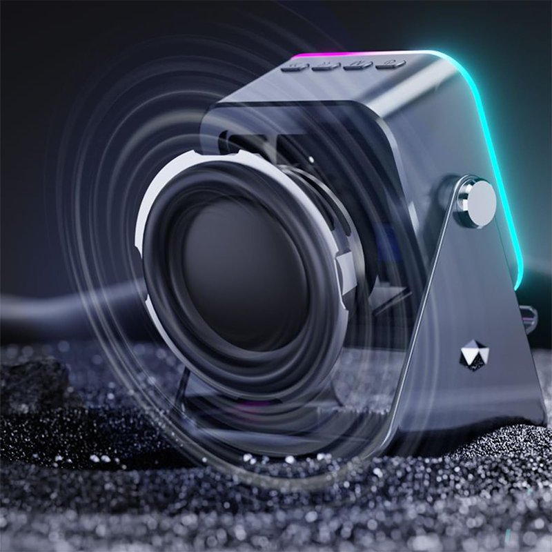 5-i-1 trådlös induktionshögtalare med Bluetooth och justerbart telefonstativ