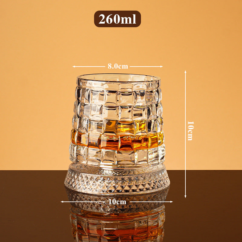 💎360° Rotating Whiskey Glass Tumbler✨🔥