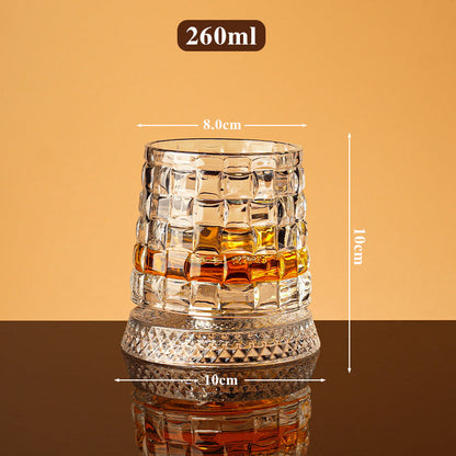 💎360° Rotating Whiskey Glass Tumbler✨🔥