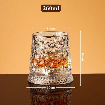 💎360° Rotating Whiskey Glass Tumbler✨🔥