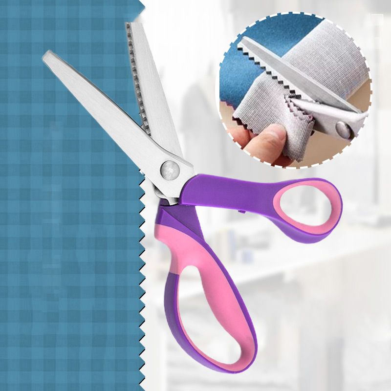 ✂️Multipurpose Pinking Shears Serrated Scissors✨Sharp Zigzag Edge Fray-Free Scissors for Sewing & DIY Crafts