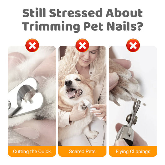 🎉 2026 Sale — Over 50,000 Sold!🐕Wooden Pet Nail File with Replaceable Pads Gentle Paw Grooming Tool for Dogs Cats Small Pets