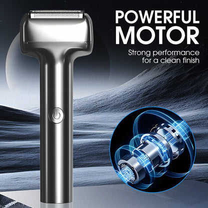 💎 Men’s Rechargeable Foil Electric Shaver – 3D Tilt Head, IPX6 Waterproof & USB-C Fast Charging ⚡🪒