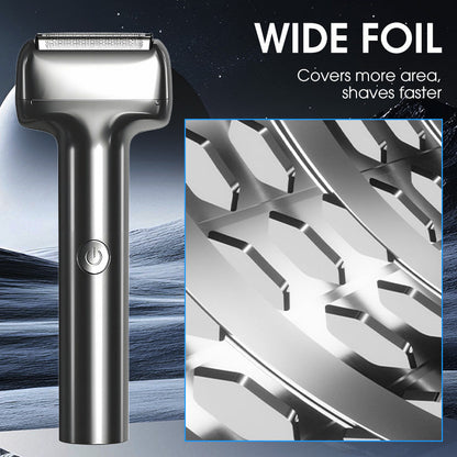 💎 Men’s Rechargeable Foil Electric Shaver – 3D Tilt Head, IPX6 Waterproof & USB-C Fast Charging ⚡🪒