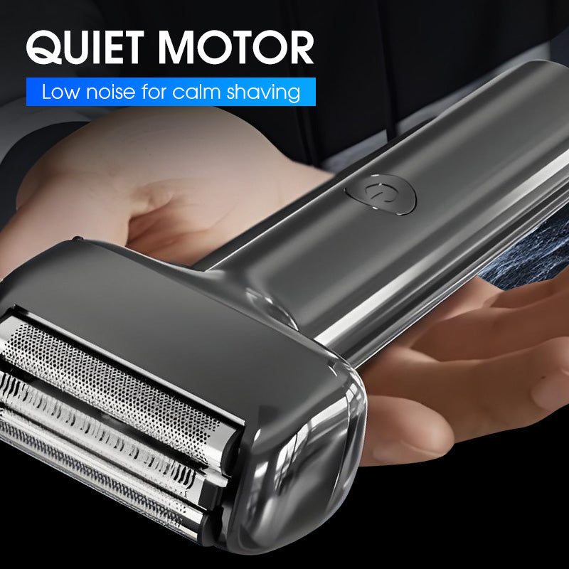 💎 Men’s Rechargeable Foil Electric Shaver – 3D Tilt Head, IPX6 Waterproof & USB-C Fast Charging ⚡🪒