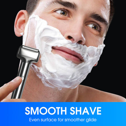 💎 Men’s Rechargeable Foil Electric Shaver – 3D Tilt Head, IPX6 Waterproof & USB-C Fast Charging ⚡🪒