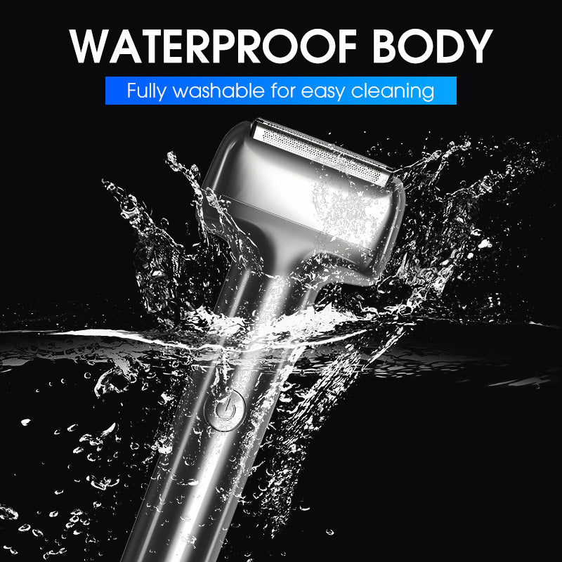 💎 Men’s Rechargeable Foil Electric Shaver – 3D Tilt Head, IPX6 Waterproof & USB-C Fast Charging ⚡🪒