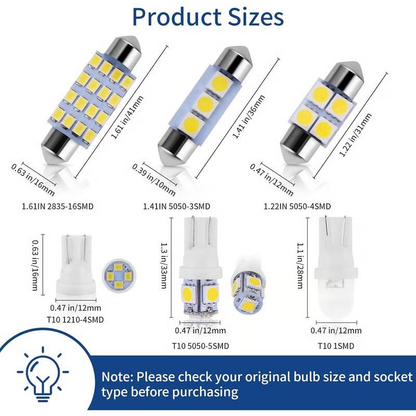 💡42-piece super-bright LED car interior lighting set – a plug-and-play upgrade for your car ✨
