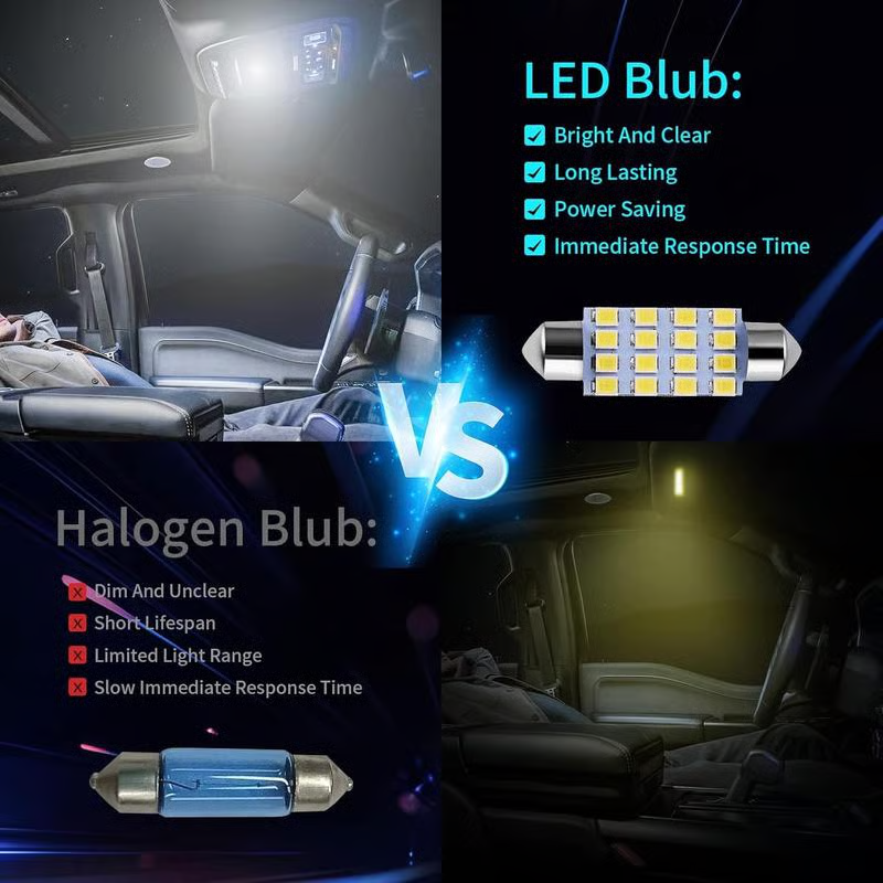 💡42-piece super-bright LED car interior lighting set – a plug-and-play upgrade for your car ✨