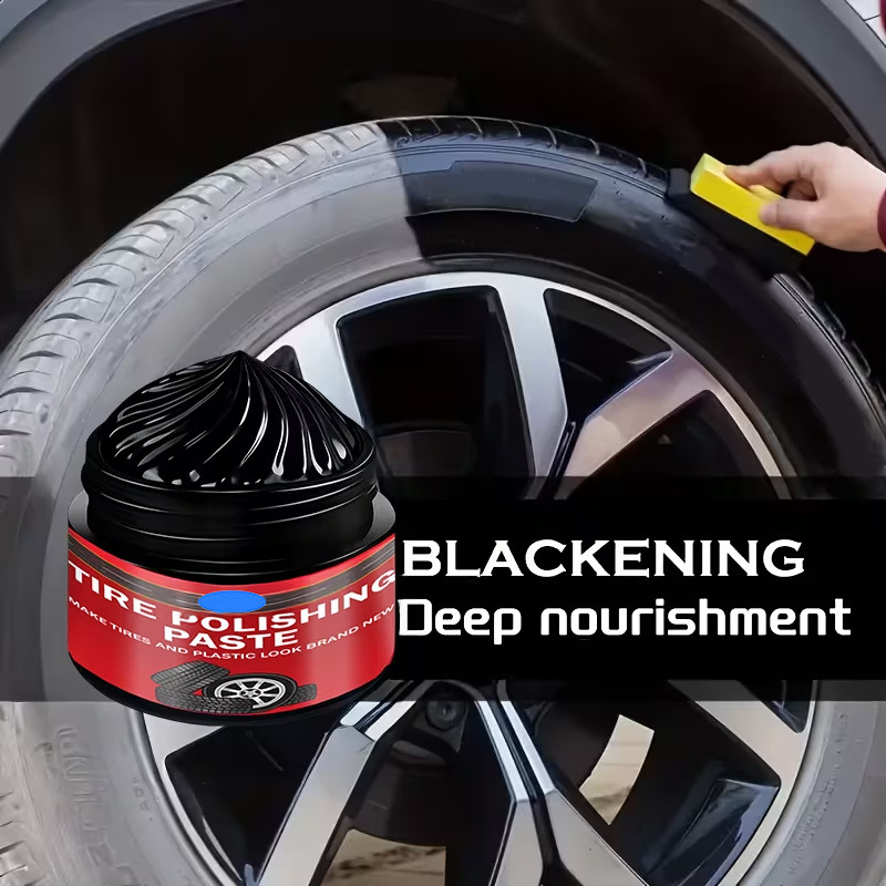 🏆 Last Day Special:🚗✨ Car Tire & Plastic Trim Renewal Paste – Restores Shine, Prevents Cracking & Easy Application