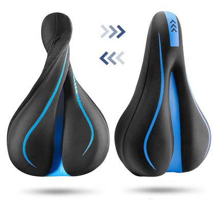Highly elastic silicone bicycle seat cove