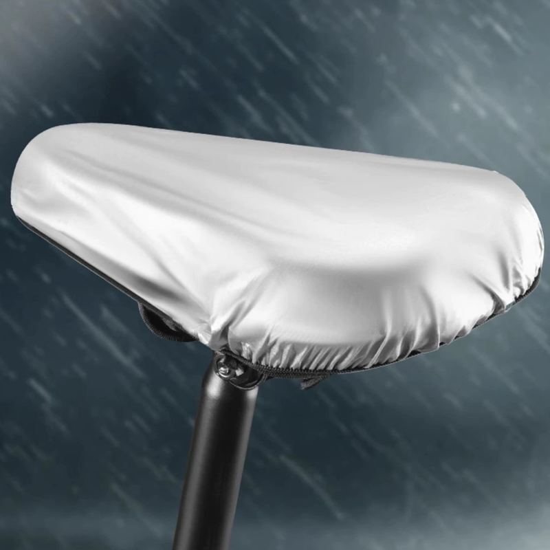 Highly elastic silicone bicycle seat cove