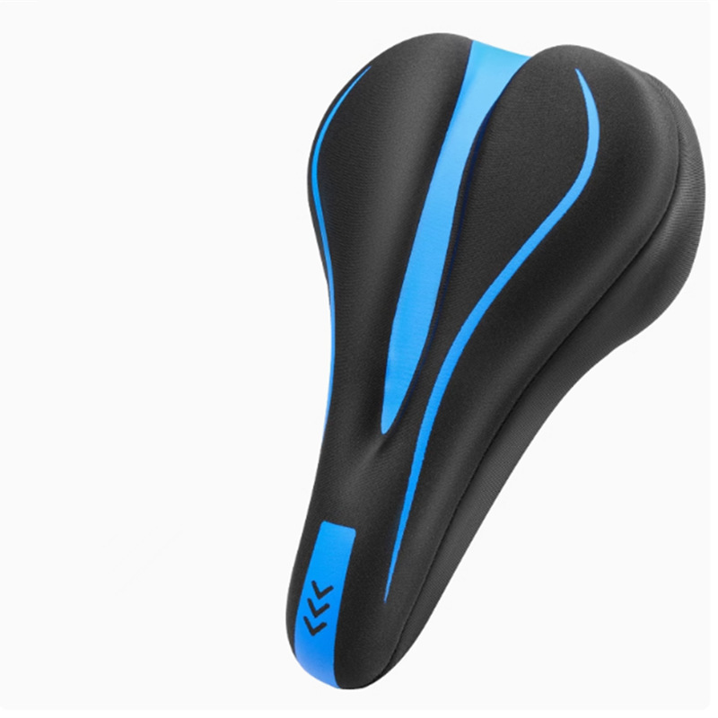 Highly elastic silicone bicycle seat cove