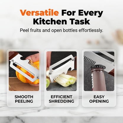 🔥BUY 2 GET 1 FREE!✨3-in-1 Kitchen Tool for Green Onion Shredder and Peeler
