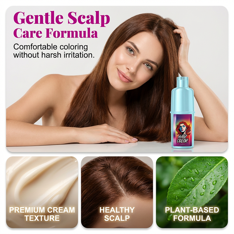 🔥Limited-time offer-Plant Extract Hair Color Cream
