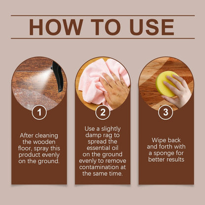 Natural Beeswax Wood Floor Maintenance Renewal Spray