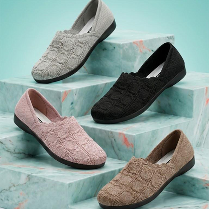 Breathable fabric women's ballet flats🥿
