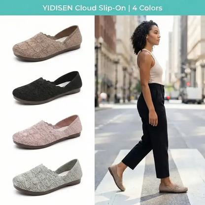 Breathable fabric women's ballet flats🥿