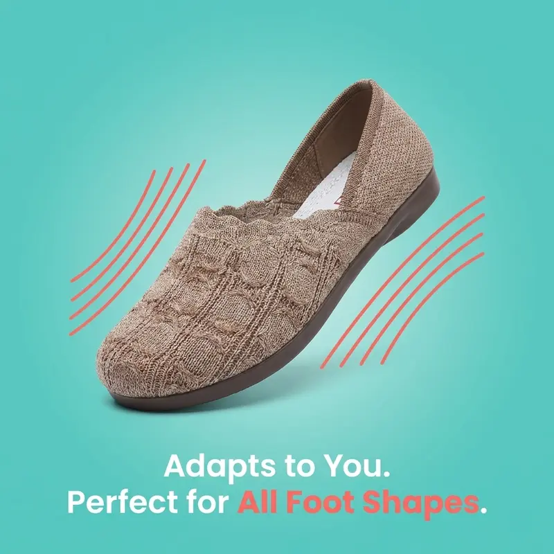 Breathable fabric women's ballet flats🥿