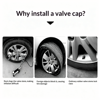 Luminous Tire Valve Caps (Set of 4)