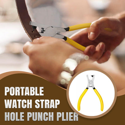 🔧 Portable Watch Strap Hole Punch Plier