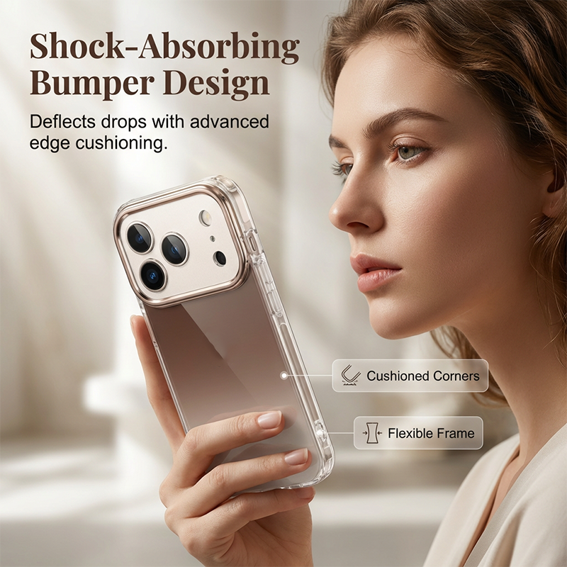 📱✨ Glitter Phone Case – Radiant, Slim, Camera Protection, Anti-Slip 💫
