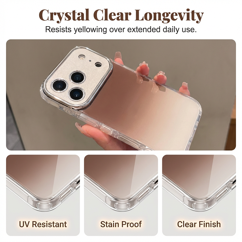 📱✨ Glitter Phone Case – Radiant, Slim, Camera Protection, Anti-Slip 💫