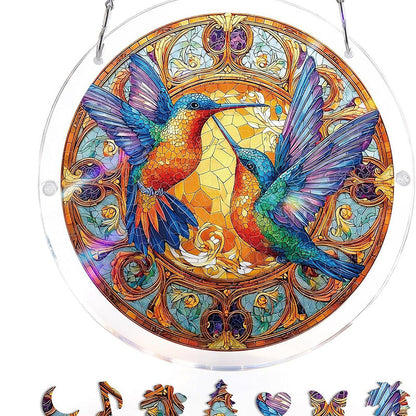 🔥Acrylic sunset and seascape jigsaw puzzle for window decoration