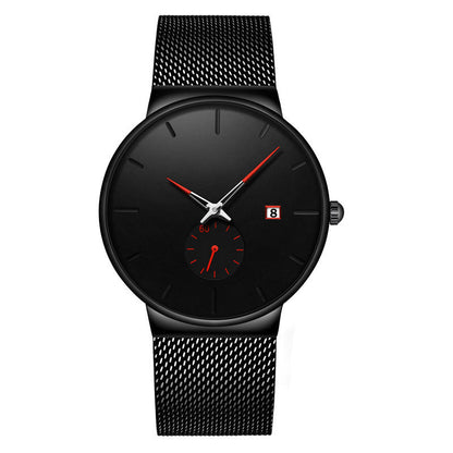 Men's Minimalist Waterproof Quartz Watch