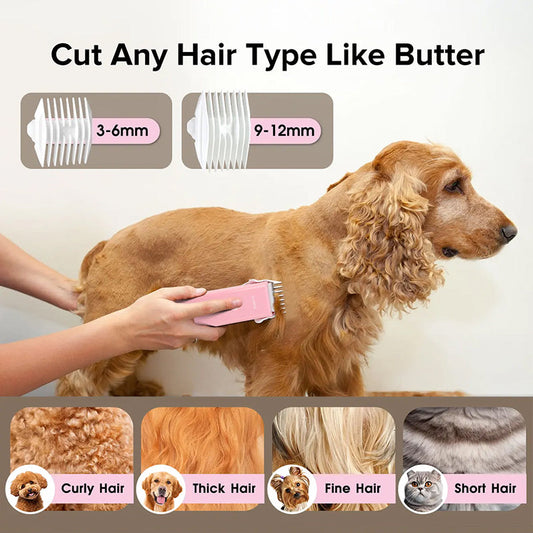 Quiet Cordless Pet Hair Clipper