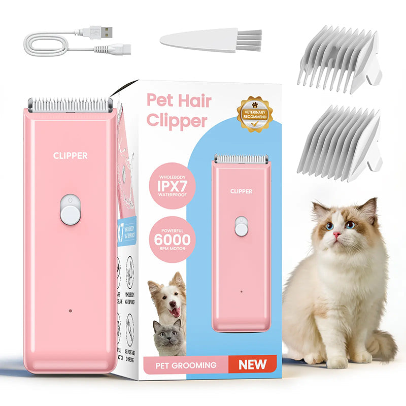 Quiet Cordless Pet Hair Clipper