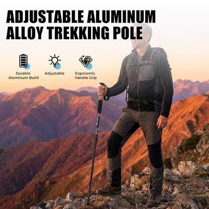 ⛰️Adjustable Aluminum Alloy Trekking Pole