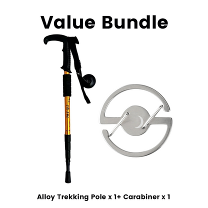 ⛰️Adjustable Aluminum Alloy Trekking Pole
