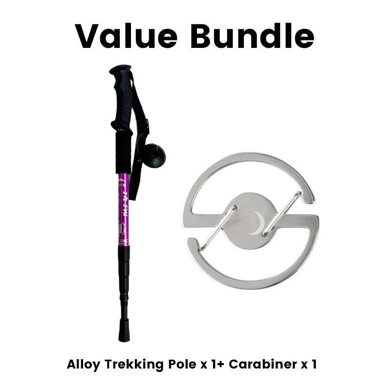 ⛰️Adjustable Aluminum Alloy Trekking Pole