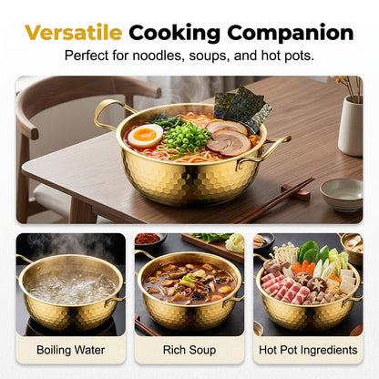 Thickened Stainless Steel Hammered Pot