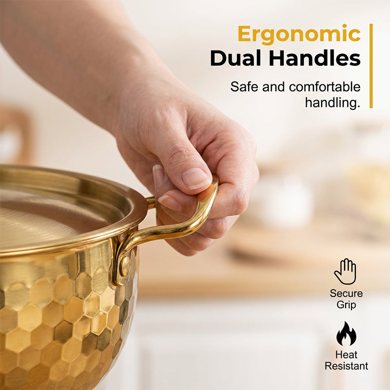Thickened Stainless Steel Hammered Pot