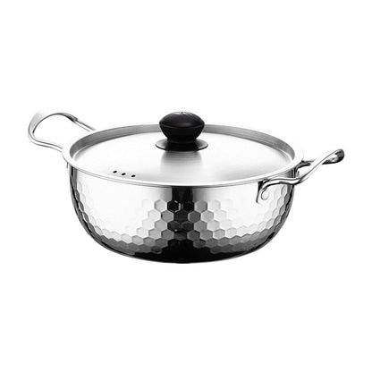 Thickened Stainless Steel Hammered Pot
