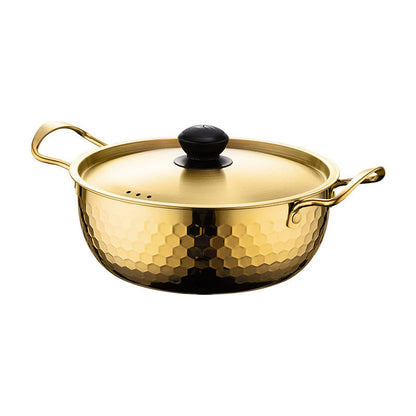 Thickened Stainless Steel Hammered Pot
