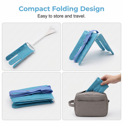 No-Bend Easy-On Sock Aid with Pull Straps