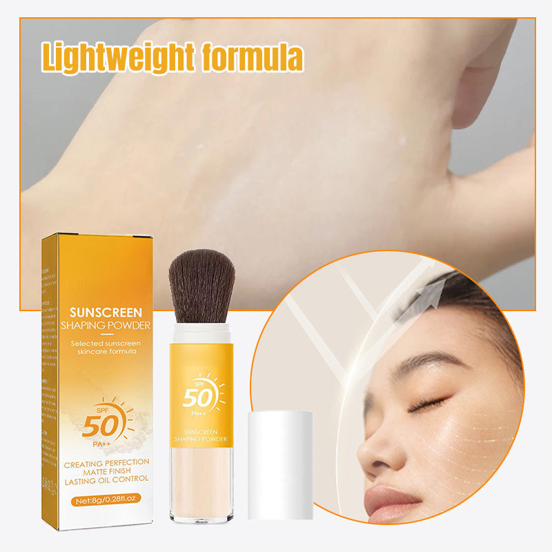 🏆 Buy 2 Get 1 Free🎁Lightweight Oil-Control Waterproof Sun-protection Setting Powder🔥